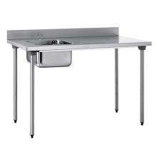 Col de cygne adaptable à tuyau pour robinet douchette  Table inox, lave  mains inox, étagère inox, billot de boucher, plonge inox professionnelle,  bac gastro inox, lavabo inox, vasque inox, gant inox