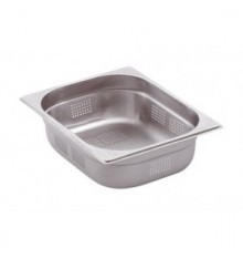 Bac gastro GN 1/2 perforé INOX prof. 65 à 150mm
