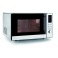 Four micro-ondes professionnel avec grill, tout inox, 25 litres, 800W