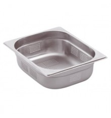 Bac gastro GN2/3 perforé INOX prof. 65 à 200mm