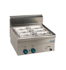 Bain marie électrique large GN 1/1+ 1/4 + 1/4