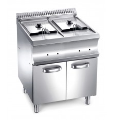 Friteuse gaz 2 x 14 litres sur coffre